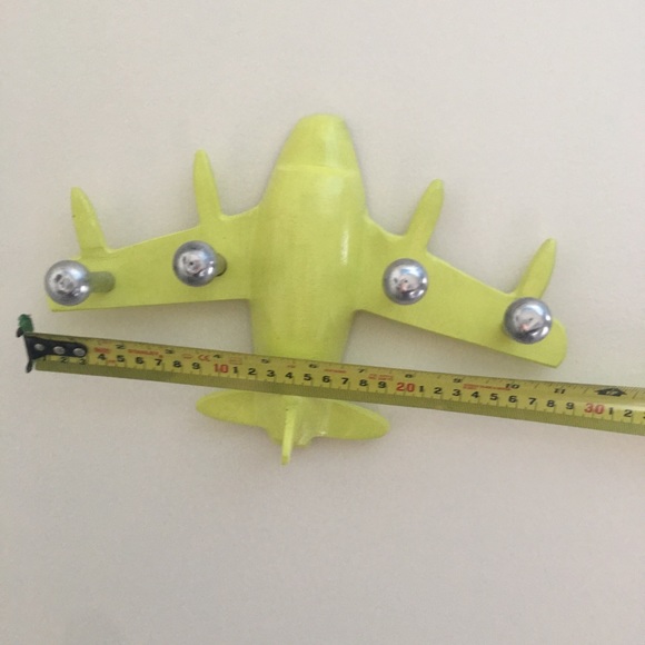 Light green plane wall hook - Picture 3 of 12